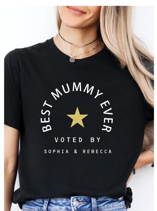 Best-Mummy-ever-voted-by-add-kids-names-Custom-mum-T-Shirt-Mothers-Day-Gift.webp Best Mummy ever voted by add kids names - Custom mum T Shirt, Mothers Day Gift