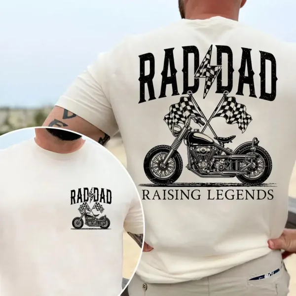 Biker-Dad-4.webp Biker Dad Shirt, Motorcycle Father T-Shirt, Rad Dad Graphic Tee, Retro Racing, Cool Dad Gift, The Best Father's Day Gift