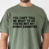 Bonus Dad Fathers Day Shirt, Step Dad Gift for Fathers Day, Bonus Dad Gift from Bonus Daughter