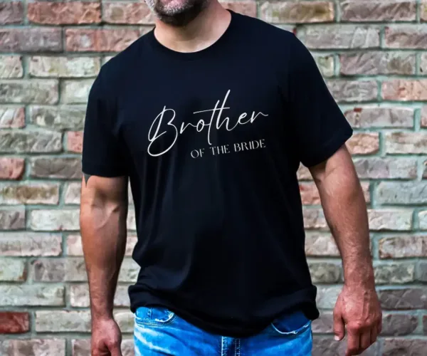 Brother-of-the-Bride-Shirt-2.webp Brother On The Bride T-Shirt, Cool Brothers Club Shirt, Brother Birthday Gift, Best Brother Shirt, Shirt for Brother