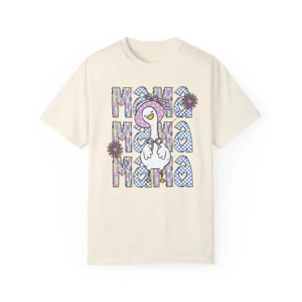 Brushstroke Mama Goose Shirt, Trendy Floral Mama Goose T-Shirt, Retro Checkered Mama Tee T-Shirt ? The Best Mother 's Day Gift