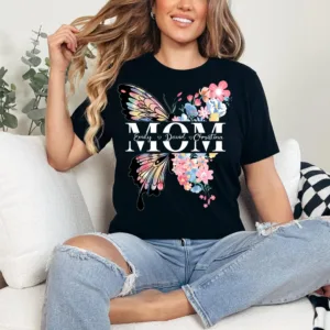 Butterfly-Mom-Shirt-Floral-Mama-Tee-Mothers-Day-T-shirt-Mom-Shirt-scaled-1.jpg Personalized Butterfly Mom Shirt, Floral Mama Tee, Mothers Day T-shirt, Mama Shirt
