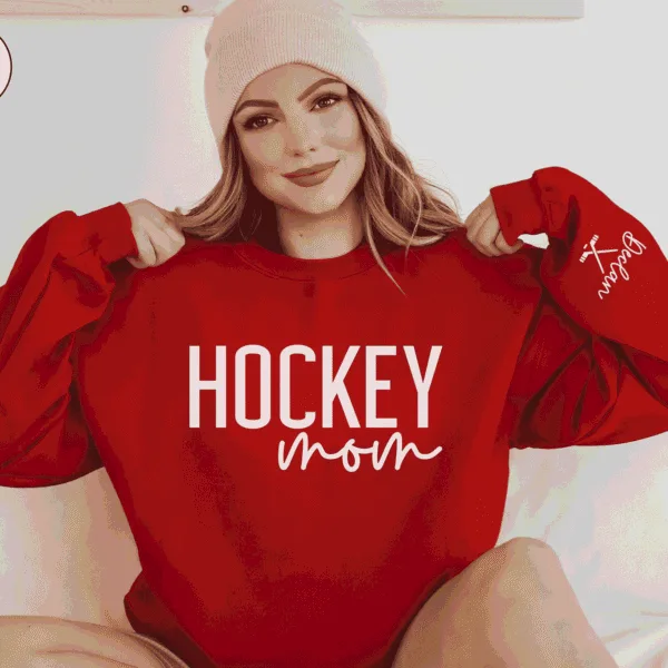 CUSTOM-Hockey-Mom-Sweatshirt-with-Name-on-Sleeve-Ice-Hockey-Mama-Sweater-Personalized-Hockey-Gift-Game-Day-Crewneck-Goalie-Mom-Hoodie-4.png Custom Hockey Mom Sweatshirt with Name on Sleeve, Personalized Mom Sweater, Game Day Shirt, Crewneck, Mothers Day Gift