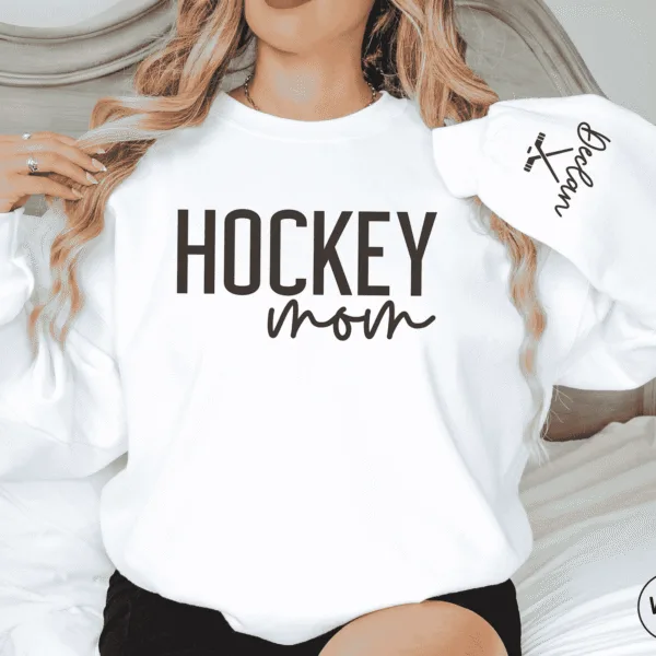 CUSTOM-Hockey-Mom-Sweatshirt-with-Name-on-Sleeve-Ice-Hockey-Mama-Sweater-Personalized-Hockey-Gift-Game-Day-Crewneck-Goalie-Mom-Hoodie34.png Custom Hockey Mom Sweatshirt with Name on Sleeve, Personalized Mom Sweater, Game Day Shirt, Crewneck, Mothers Day Gift