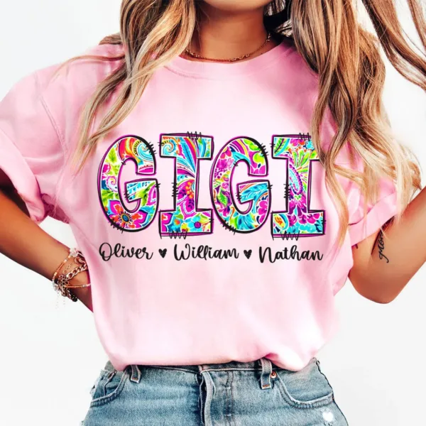 CUSTOM-Mama-Mimi-Mom-PNG-Bundle-Floral-Boho-Mama-Png-Personalized-Mama-Png-Floral-Mama-png-Canva-Custom-Template-Canva-Editable-4-1.jpg Custom Grandma, Floral Boho Mommy, Personalized Gigi, Floral Mama T-Shirt - The Best Mother's Day Gift