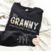 Custom Granny Sweatshirt, Grandma Heart Shirt, Grandkids Name Shirt, Gift For Nana, Grammy Personalized Shirt