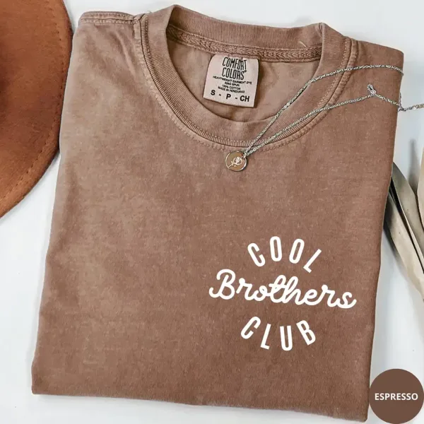 Cool-Brothers-Club-Shirt-2.webp Cool Brothers Club T-Shirt, Brother Birthday Gift, Best Brother Shirt, Shirt for Brother