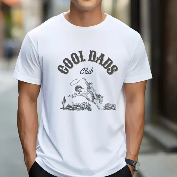 Cool Dads Club, Cowboy T-Shirt, Funny Husband, Gift for Him, Father's Day Gift, Dad to Be Gift, Father's Day Gift