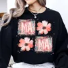 The Cutest Coquette Gift for Mama, Nana or Gigi ? Floral Bow Shirt