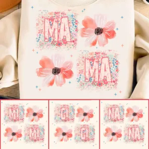 The Cutest Coquette Gift for Mama, Nana or Gigi ? Floral Bow Shirt