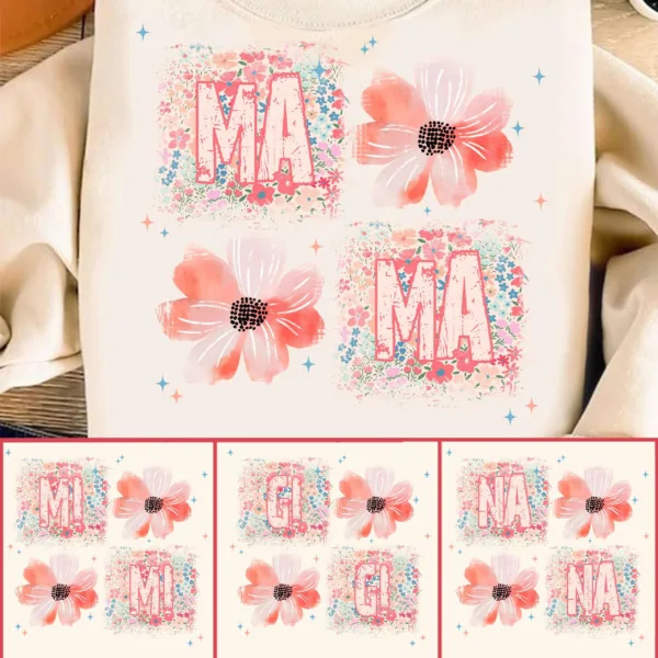 The Cutest Coquette Gift for Mama, Nana or Gigi ? Floral Bow Shirt