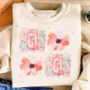 The Cutest Coquette Gift for Mama, Nana or Gigi ? Floral Bow Shirt