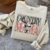 Country Mama, Floral Western Mama, Rodeo Mama Sweatshirt, The Best Idea for Mother's Day Gift