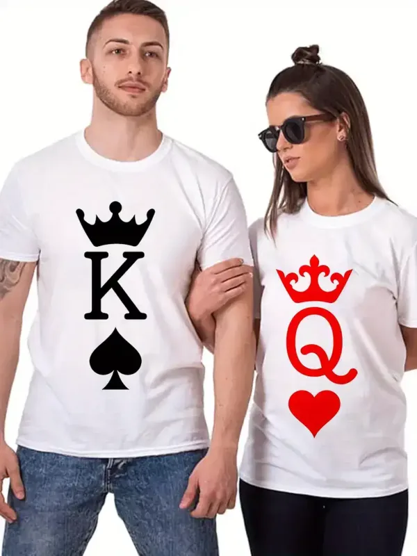 Couple-Front-Print-T-shirt-2.webp Couple Front Print T-shirt Graphic Tee Summer Casual Tee Streetwear Top For Boyfriend Girlfriend, The Best Family Holiday Gift