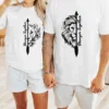Couple-Shirts-Stronger-Together-1.webp Couple Matching T-Shirt, Strong Together T-Shirt, Father's Day T-Shirt, The Best Family Matching Gift
