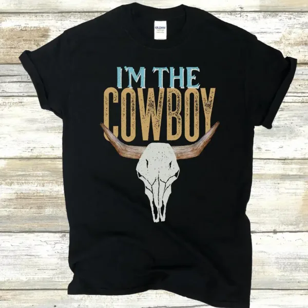 Cowboy Shirts, Couples T-Shirt, His and Hers, Matching Shirts, Couple Shirt, Matching T shirts for Couples, Wedding Gift, Engagement Shirts