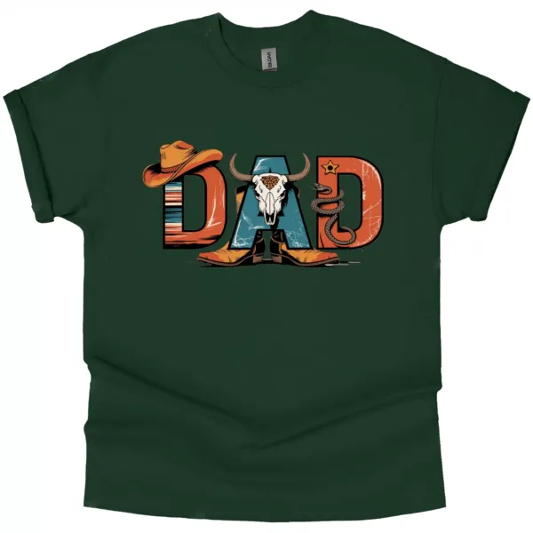 Cowboy Dad Shirt, Western Dad, Cowboy Dad, Father?s Day Gift, Rustic Dad T-Shirt, Western Gift