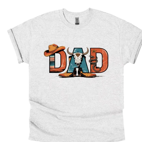 Cowboy Dad Shirt, Western Dad, Cowboy Dad, Father?s Day Gift, Rustic Dad T-Shirt, Western Gift