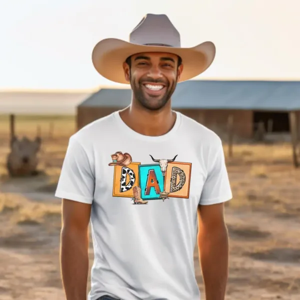 Southern Dad Shirt ? Rodeo Cowboy Aesthetic for Country Fathers