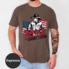 Cowboy Father's Day T-shirt ? Western Theme Gift for Dads ? 4th of July USA Shirt ? Father's Day Gift for Men