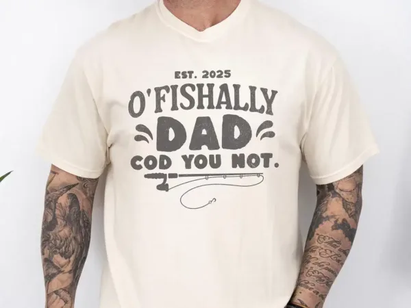 Custom Funny Fishing T-Shirt for Dad, Birthday Gift for Dad, Father's Day Gift