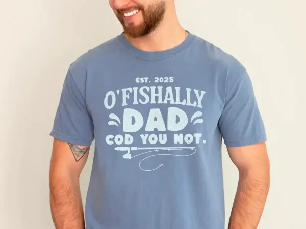 Custom Funny Fishing T-Shirt for Dad, Birthday Gift for Dad, Father's Day Gift
