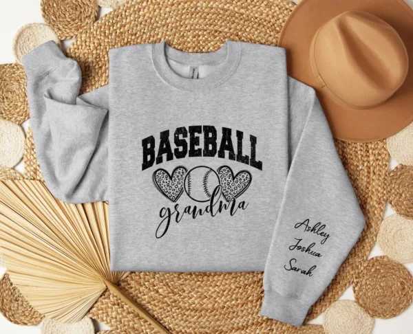 Custom-Baseball-Grandma-Sweatshirt-with-Name-on-Sleeve-Personalized-Grammy-Sweater-Game-Day-Shirt-Crewneck-or-Hoodie-Mothers-Day-Gift-3.jpg Custom Baseball Grandma Sweatshirt with Name on Sleeve, Personalized Grammy Sweater, Game Day Shirt, Crewneck, Mothers Day Gift