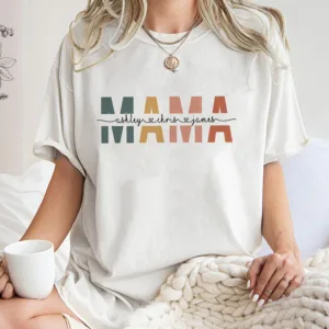 Custom-Mama-Shirt-Custom-Kid-Name-sweatshirt-Mothers-Day-Gift-Mothers-Day-Shirt-1.jpg Custom Mama Shirt, Mom Shirt With Names, Personalized Mama T-shirt, Mother's Day Gift
