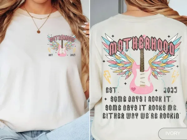 Custom-Motherhood-Comfort-Colors-ShirtMotherhood-Some-Day-I-Rock-It-ShirtTrendy-Mom-ShirtOversized-Graphic-TeeCool-Mom-ClubMom-Life-Tee-1-1.jpg Custom Motherhood, Motherhood Some Day I Rock It, Trendy Mom T-Shirt ? The Best Mother 's Day Gift