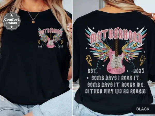 Custom-Motherhood-Comfort-Colors-ShirtMotherhood-Some-Day-I-Rock-It-ShirtTrendy-Mom-ShirtOversized-Graphic-TeeCool-Mom-ClubMom-Life-Tee-2-1.jpg Custom Motherhood, Motherhood Some Day I Rock It, Trendy Mom T-Shirt ? The Best Mother 's Day Gift