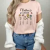 Custom Mothers Day Shirt, Personalized Mom Gift, Mothers Day Gift, Mama's Garden T-Shirt