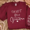 Custom-Retired-Grandma-Sweatshirt-7.webp Custom Grandma Goose On The Loose Sweatshirt, Cute Grandma , Funny Goose Gift, New Grandma Crewneck, Mothers Day Gift, Funny Grandma, Gigi Sweater