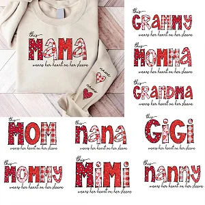 Custom-This-Mama-Wears-Her-Heart-On-Her-Sleeve-Shirt-Mama-Valentine-Heart-Coquette-Bow-Personalized-Valentine-Sweatshirt-Valentine-Mama-2.png Custom This Mama Wears Her Heart On Her Sleeve Shirt, Mama Heart Coquette Bow, Gift for Mother's Day