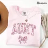 Cute-Auntie-Shirts-2.webp Comfort Colors Aunt T-Shirt, Cute Auntie Shirts, New Aunt Gift, Pregnancy Announcement, Gift for Aunt, Pregnancy Reveal to Aunt Cool Aunt Club