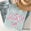 Cute-Auntie-Shirts-3.webp Comfort Colors Aunt T-Shirt, Cute Auntie Shirts, New Aunt Gift, Pregnancy Announcement, Gift for Aunt, Pregnancy Reveal to Aunt Cool Aunt Club
