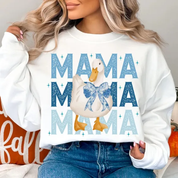 Cute Mama Coquette, Goose Lover, Mother's Day Sweatshirt ? The Best Mother 's Day Gift