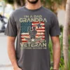 Dad-Grandpa-Veteran-Shirt-2.webp Dad Grandpa Veteran Shirt, Patriotic Graphic Tee For Him, Military Gift Idea For Veterans, American Flag Shirt,Father’s Day Gift For Grandpa