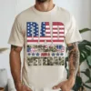 Dad Husband And Veteran T-Shirt, Veteran Dad Tee, Dad 4th Of July Shirt, Vintage American Flag, Fathers Day Shirt, Best Dad