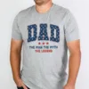Dad The Man The Myth The Legend T-Shirt, Veteran Dad Tee, Hero Dad Shirt, Gift For Patriotic Dad, US Flag Dad Shirt, Fathers Day Gift