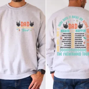 Dad Tour Sweatshirt, Fatherhood, Some Days I Rock It Sweater, Fathers Day Gift, Defender Dad Sweatshirt, Gift For Dad
