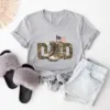 Dad Veteran T-Shirt, Patriotic Gift for Dad Memorial Day, Veterans Day Gift Military Dad USA Flag Shirt, Gift for Him Gift for Veteran