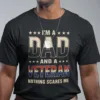 Dad-and-Veteran-T-Shirt-2.jpg Dad and Veteran T-Shirt, Father's Day Gift, Vintage Proud Veteran Shirt, Military Dad, Military Dad Shirt, Veteran Day Shirt Vet Tee