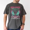 Father & Daughter Forever Bond Graphic T-Shirt with Colorful Wing Design, The Best Father's Day Gift