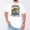 Fatherhood-Fishing-1.webp Fatherhood Fishing T-Shirt, funny Bass Tee, Surviving Fatherhood, Fishing Enthusiast, The Best Father's Day Gift