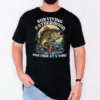 Fatherhood-Fishing-2.webp Fatherhood Fishing T-Shirt, funny Bass Tee, Surviving Fatherhood, Fishing Enthusiast, The Best Father's Day Gift