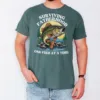 Fatherhood-Fishing-3.webp Fatherhood Fishing T-Shirt, funny Bass Tee, Surviving Fatherhood, Fishing Enthusiast, The Best Father's Day Gift