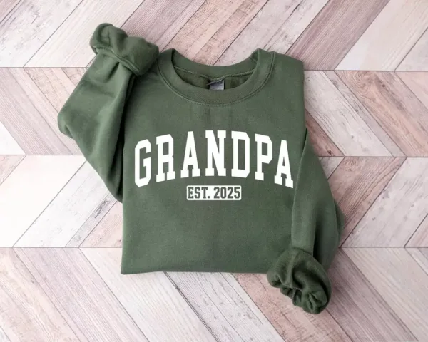 Fathers-Day-Gift-for-Grandpa-2.webp Custom Grandpa Shirt Custom Grandpa Shirt Grandpa Est Shirt Grandpa Pregnancy Announcement Grandpa Birthday Gift Granddad