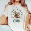Feral-Aunt-Social-Club-4.webp Feral Aunt Social Club, Pregnancy Reveal to Sister Auntie T-Shirt Cool Aunt, Retro Aunt Shirt, Pregnancy Annoucement, New Aunt, Sister Gift