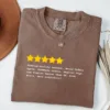 Five Star Grandma T-Shirt, Funny Grandma, Mother's Day Funny Gift for Grandma, Grandma Birthday Gifts from Grandchildren
