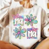 Preppy Mama with Flowers, Coquette Aesthetic, Mother's Day Shirt Design